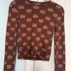 Women's Paul Frank thermal top size small